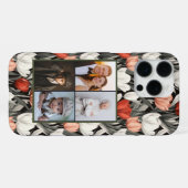 Elegante Tulp Aangepaste Foto Collage Iphone Hoes Hoesje (Achterkant horizontaal)