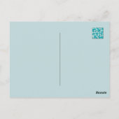 Elegante Tulp Bloem Patroon Botanische Kunst Ontwe Briefkaart (Achterkant)