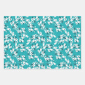 Elegante Tulp Bloem Patroon Botanische Kunst Ontwe Inpakpapier Vel (Voorkant 2)