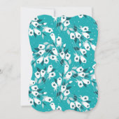 Elegante Tulp Bloem Patroon Botanische Kunst Ontwe Kaart (Voorkant)