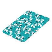 Elegante Tulp Bloem Patroon Botanische Kunst Ontwe Magneet (Linkerzijde)