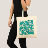 Elegante Tulp Bloem Patroon Botanische Kunst Ontwe Tote Bag (Voorkant (product))