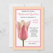 Elegante Tulp Bruidsmeisje Lunch Uitnodiging (Voorkant)