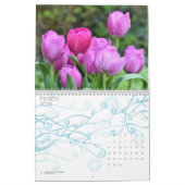 Elegante Tulp en Roos Bloemen Fotografie Kalender (Mar 2026)