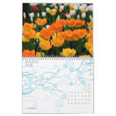 Elegante Tulp en Roos Bloemen Fotografie Kalender (Jan 2026)
