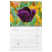 Elegante Tulp en Roos Bloemen Fotografie Kalender (Jan 2026)