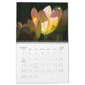 Elegante Tulp en Roos Bloemen Fotografie Kalender (Mar 2026)