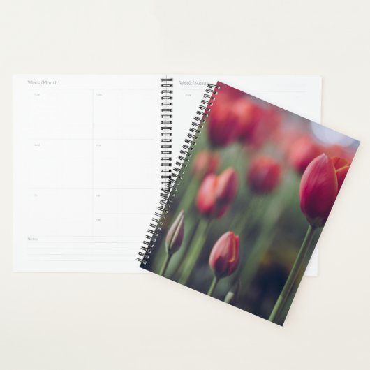 Elegante Tulp en Roos Bloemen Fotografie Planner (Display)