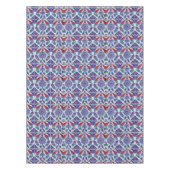 Elegante Tulp en Roos Bloemen Fotografie Tafelkleed (Voorkant)