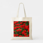 Elegante Tulp en Roos Bloemen Fotografie Tote Bag (Achterkant)