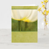 Elegante tulpen kaart (Gele Bloem)