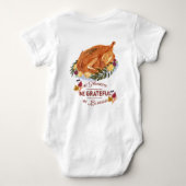 elegante  turkse Thanksgiving Romper (Achterkant)