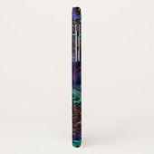 Elegante Turquiose iPhone Case (Achterkant/links)