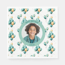 Elegante Turquoise Ballonnen Foto
