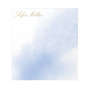 Elegante Turquoise Bloemen van het Bloemenstrand v Notitieblok