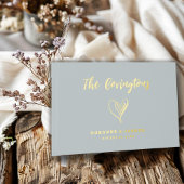 Elegante Turquoise Blue Script Wedding Guestbook Gastenboek