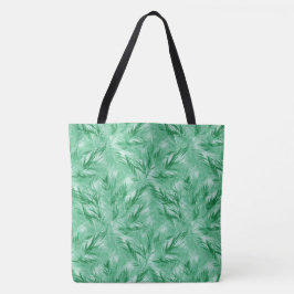 Elegante turquoise palm grote schoudertas tote bag