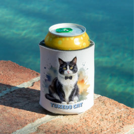 Elegante Tuxedo Kat Blikjeskoeler
