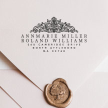 Elegante  Twee Achternamen Retouradres