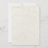 Elegante twee foto moderne bruiloft save the date (Achterkant)