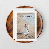 Elegante twee foto's save the date