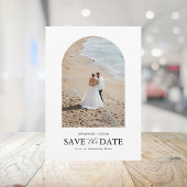 Elegante twee foto's save the date