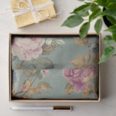 Elegante Twee Pauw Decoupage Tissuepapier (Geschenk)
