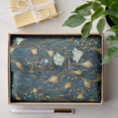 Elegante Twilight Garden Floral Decoupage Tissuepapier (Geschenk)