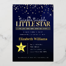 Elegante Twinkle Twinkle Little Star Baby Shower