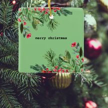 Elegante typemachine Christmas Foliage Holly Berry