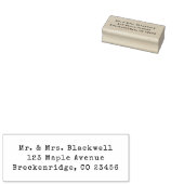 Elegante typemachine rubberstempel (Gestempeld)