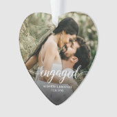 Elegante typografie Betrokken aangepaste fotonamen Ornament (voorkant)