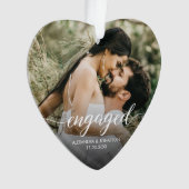 Elegante typografie Betrokken aangepaste fotonamen Ornament (voorkant)