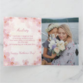 Elegante typografie bloemrijke modern kaart (Binnen)