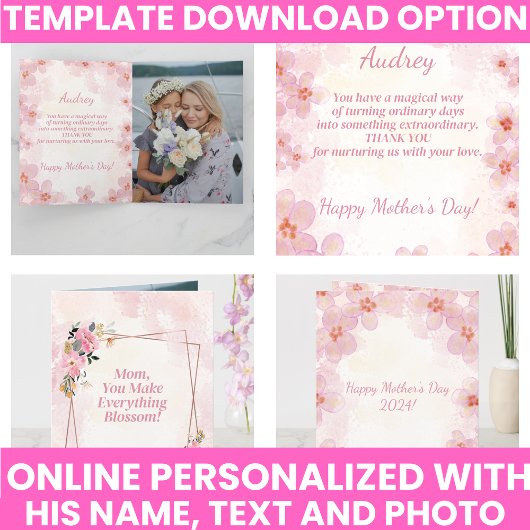 Elegante typografie bloemrijke modern kaart