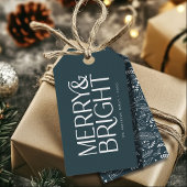 Elegante Typografie Botanische vrolijkheid en held Cadeaulabel