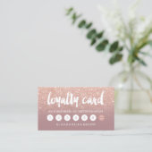 elegante typografie dusty roos Gold loyalty (Staand voorkant)