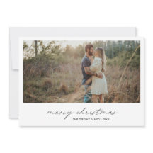 Elegante Typografie Foto Moderne Kerst