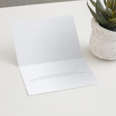 Elegante Typografie Kalligrafie Script Bruidsjurk Bedankkaart