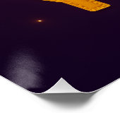 Elegante typografie met gouden stiksel voor een kl perfect poster (Hoek)