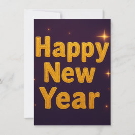 Elegante typografie met gouden stiksels Klasse Fee Feestdagenkaart