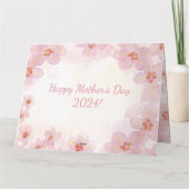 Elegante Typografie Schattigee Bloemen Keepsake Kaart (Achterkant)