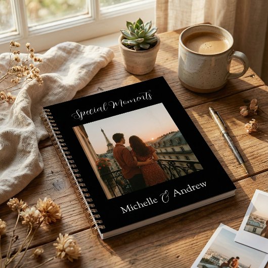 Elegante typografie stijlvolle fotoplanner planner