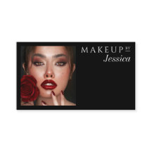 Elegante typografie Zwarte QR-code Foto Make-up