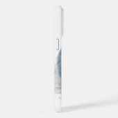 Elegante Uil in Waterverf iPhone Hoesje (Rechterkant)