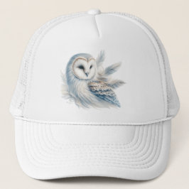 Elegante uil in Waterverf Trucker Pet