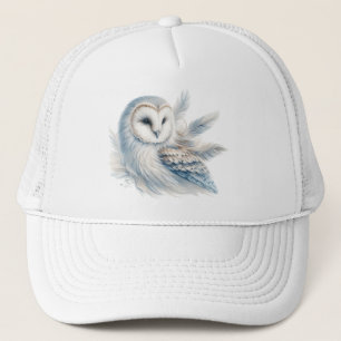 Elegante uil in Waterverf Trucker Pet