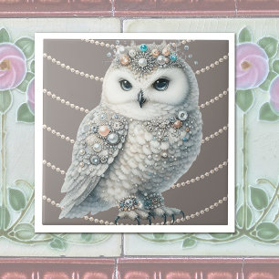 Elegante Uil Tegeltje