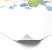 Elegante Uitdrukking Van Vrouw Glanzend Poster (Hoek)