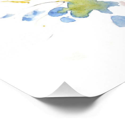 Elegante Uitdrukking Van Vrouw Glanzend Poster (Hoek)